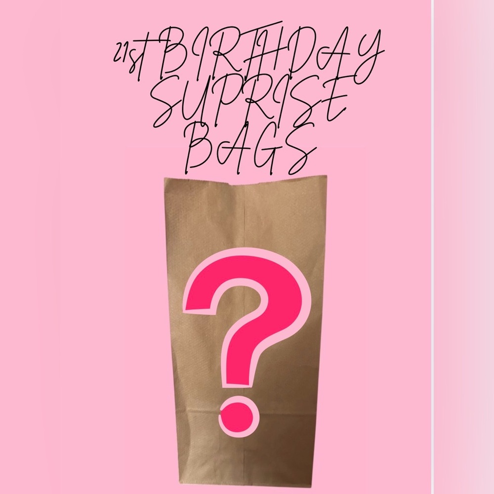21st birthday surprise bags